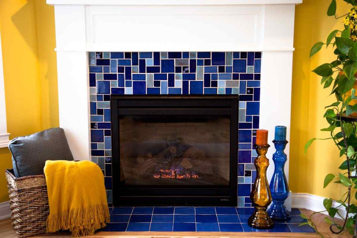 High quality fireplace ceramic tiles