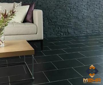 Purchase and today price of 2 x 2 black ceramic tile