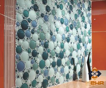 Buy emerald green glass tile + best price